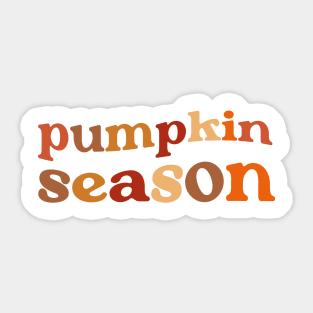 Pumpkin Season Sticker